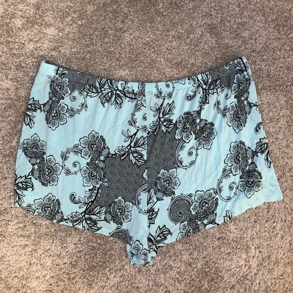 Apt 9 Light Blue & Black PJ shorts size XL - Picture 8 of 8